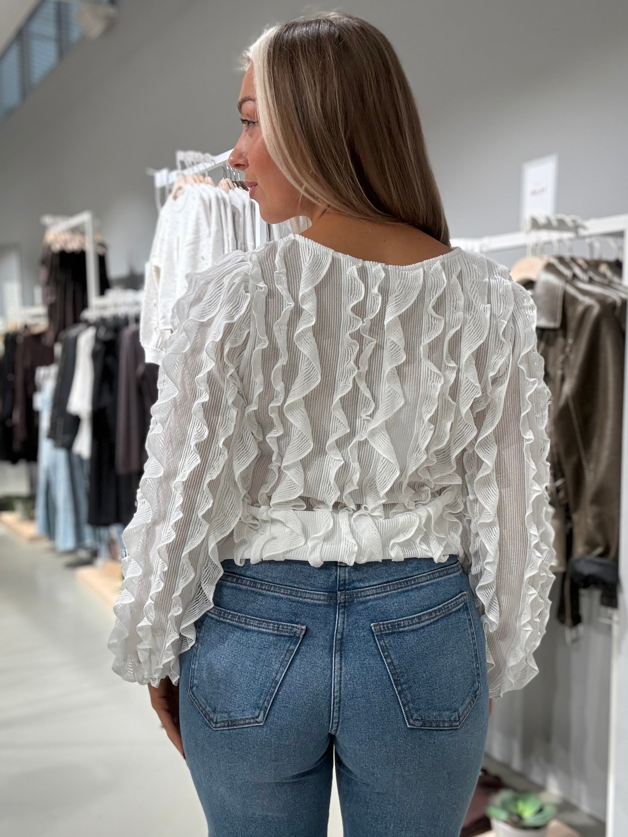 VIEDITH Top - Cloud Dancer